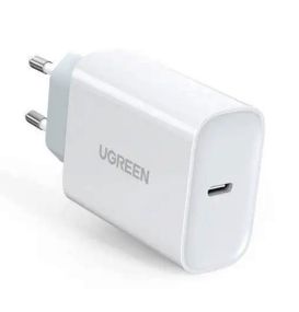 Сетевое зарядное устройство Ugreen CD137 Type-C PD 20 W Charger Белый