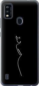 Чехол на ZTE Blade A51 Силуэт1 "4590u-2506-17620"