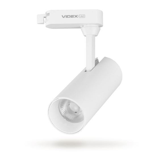 LED Світильник трековий 10W 4100К 220V білий VL-TR04-104W Videx | Зображення 1