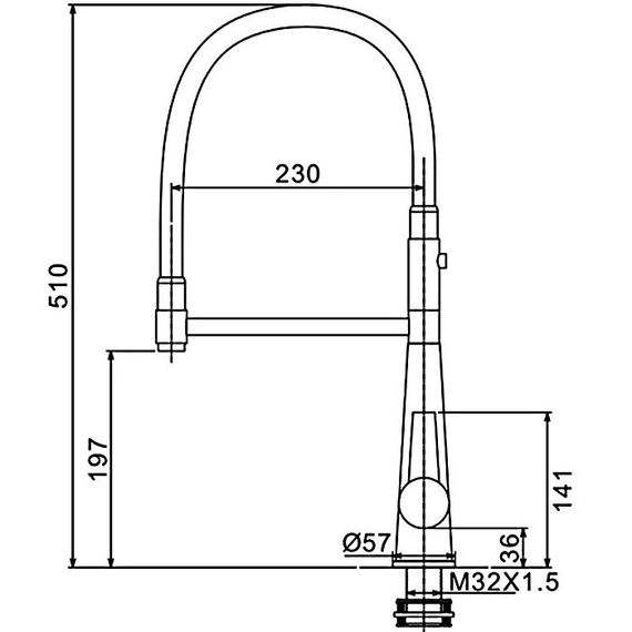 Змішувач для кухні Gappo G4398-15 | Зображення 1