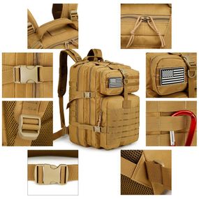BattleShield Tactical Backpack 50L - военный рюкзак для спецприведения и туризма
