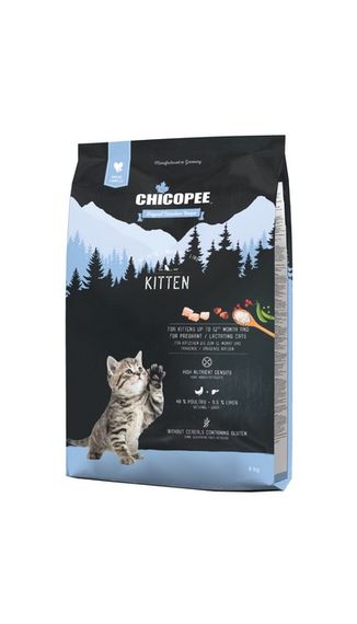Сухий корм для кошенят з м'ясом птиці Chicopee HNL Kitten, 8 кг
