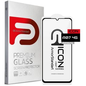 Стекло защитное Armorstandart Icon Samsung A07 4G Black (ARM86508)