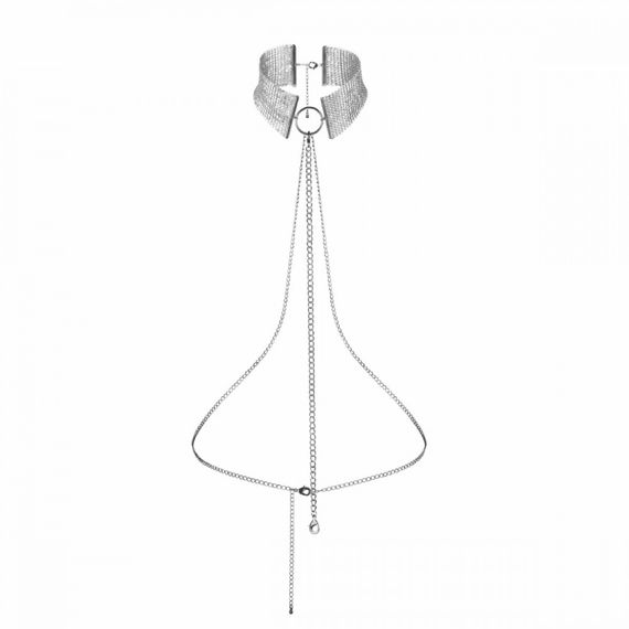 Прикраса Bijoux Indiscrets Desir Metallique Collar - Silver | Зображення 3