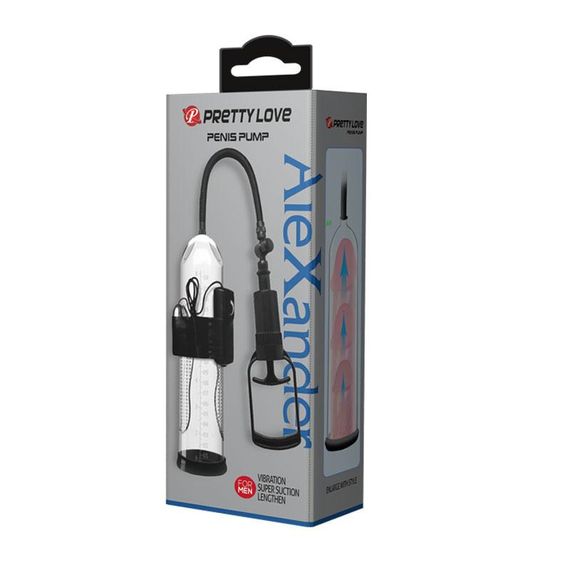 Помпа для пеніса Pretty Love Alexander з вібрацією, 24.5 х 7.3 sexstyle | Зображення 4