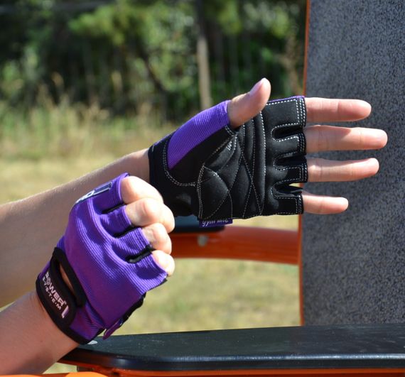 Рукавички для фітнесу Power System PS-2250 Pro Grip жіночі Purple XS | Зображення 6