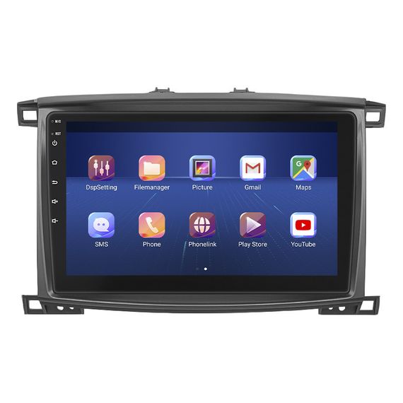 Штатная магнитола Lesko для Lexus LX II Рестайлинг 2002-2007 экран 10" 4/64Gb 4G Wi-Fi GPS Top Лексус | Зображення 1