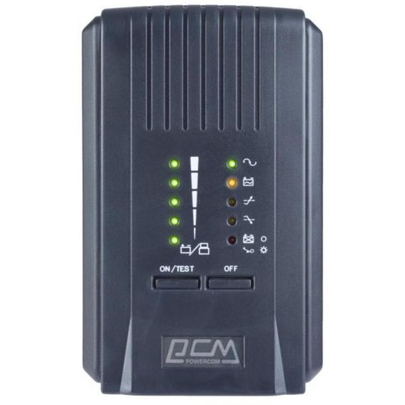 Пристрій безперебійного живлення Powercom SPT-700-II LED Powercom (SPT.700.II.LED) | Зображення 1