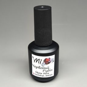 Світловідбиваюча база Mi Червоний Рубін 15мл (пляшка з пензликом)