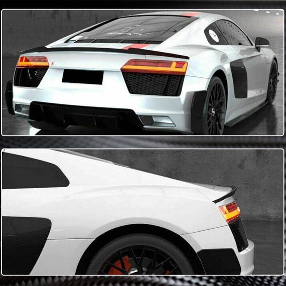 Спойлер V3 (Карбон) для Ауди R8 2015- рр | Зображення 4