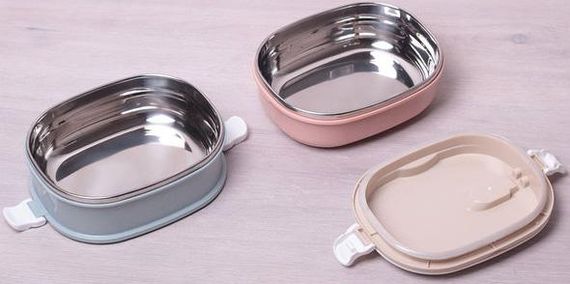 Ланч-бокс Kamille Food Box 2 ємності по 700 мл, 20х14.5х13.5см | Зображення 2