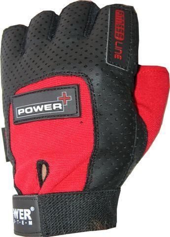 Рукавички для фітнесу Power System PS-2500 Power Plus Black/Red M | Зображення 1