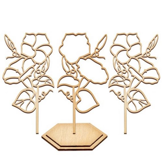 Набір для вітражного живопису за номерами "Іпомея" FDSGK-018 | Зображення 2