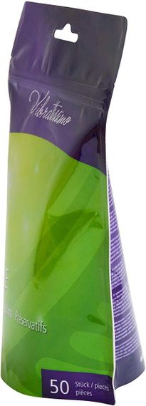 Презервативы - Vibratissimo Nature, 50 шт. Sex Aura | Зображення 1