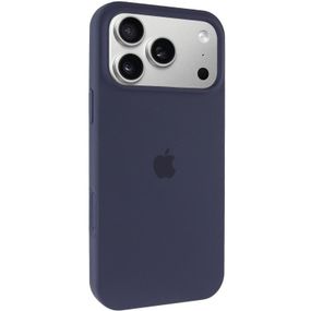 Чохол Silicone Case Full Protective (AA) для Apple iPhone 17 Pro Max (6.9") Темно-синій / Midnight blue