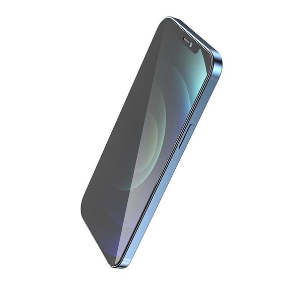 Захисне скло HOCO Full screen HD privacy protection tempered glass set for iP12 Pro Max (25PCS)(G11) Black | Зображення 4