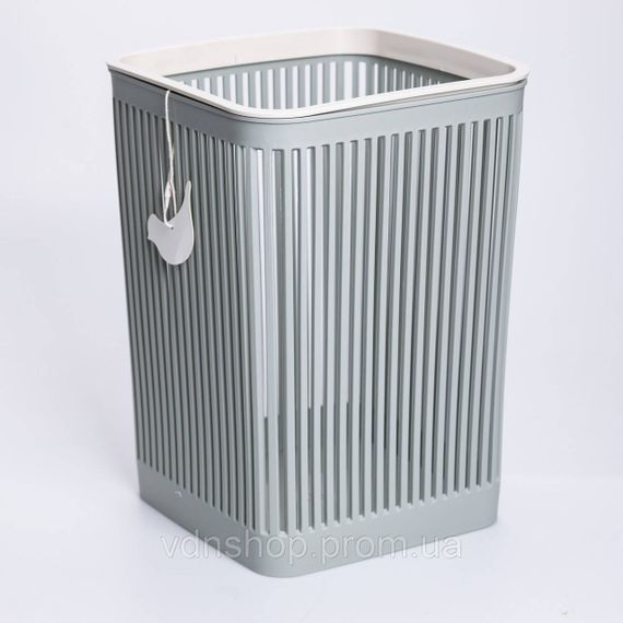 Кошик для сміття пластиковий в офіс для паперу 22×22×30 (см) кошик під сміття 8 (л) відро для сміття Зелений HP-45-9GR | Зображення 3