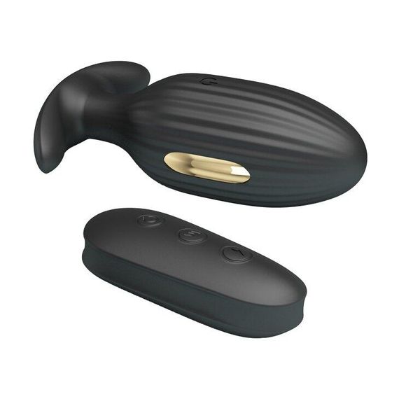 Анальна пробка Pretty Love «ROYAL PLEASURE» з вібрацією, електро стимуляцією та дистанційним керуванням BI-040083W Sex Aura | Зображення 3