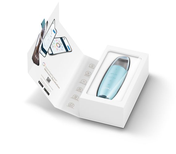 Мікрострумовий скрабер для шкіри та усунення чорних точок GESKE MicroCurrent Skin Scrubber&Blackhead Remover 9в1 turquoise | Зображення 8