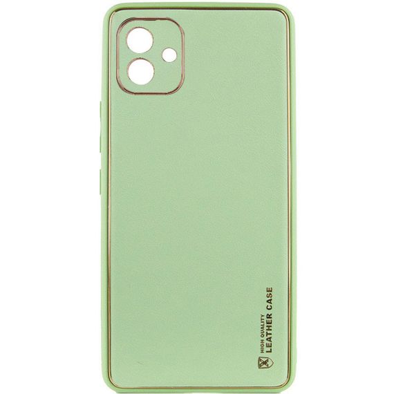 Кожаный чехол Xshield для Samsung Galaxy A05 Зеленый / Pistachio