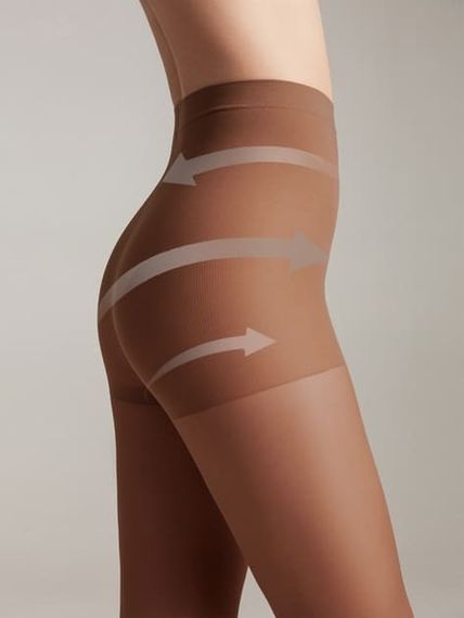 Капронові колготки Conte Active Soft Mocca 5/XL | Зображення 1