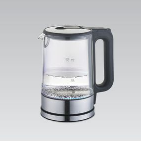 Електрочайник скляний Maestro MR-053-BLACK, 1.7 л, 2200 Вт, з підсвіткою