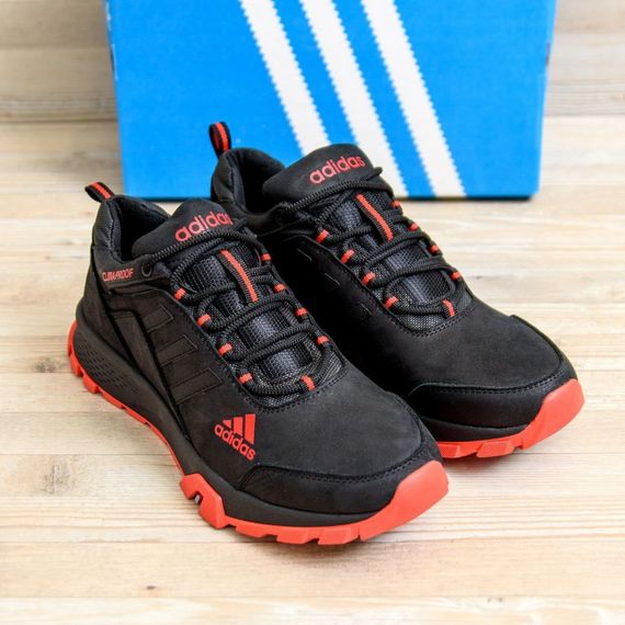 Шкіряні кросівки Adidas Terrex чорні | Зображення 4