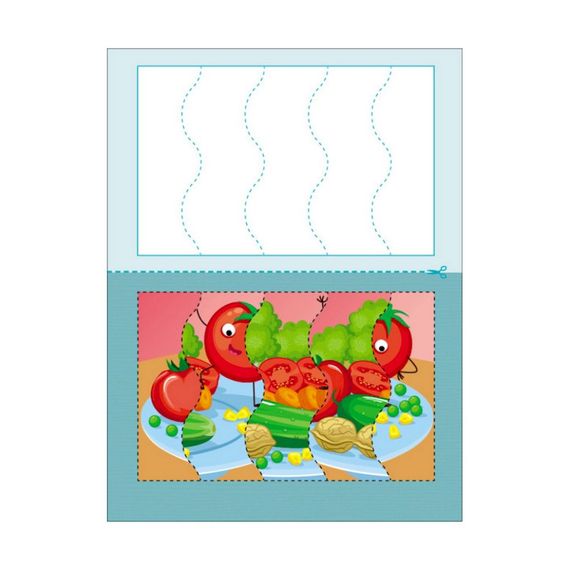 Развивающие тетради "Вкусняшки" 20409 пазлы-разрезалки | Зображення 3