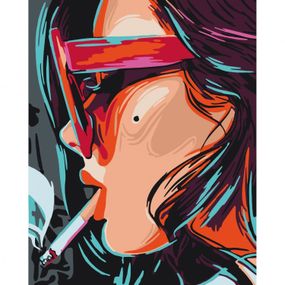 Картина за номерами  "Зухвала дівчина"  10291-AC 40х50