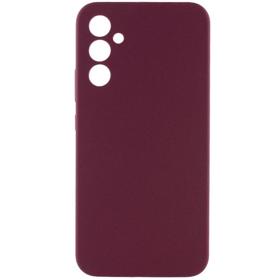 Чохол Silicone Cover Lakshmi Full Camera (AAA) для Samsung Galaxy S24+ Бордовий / Plum