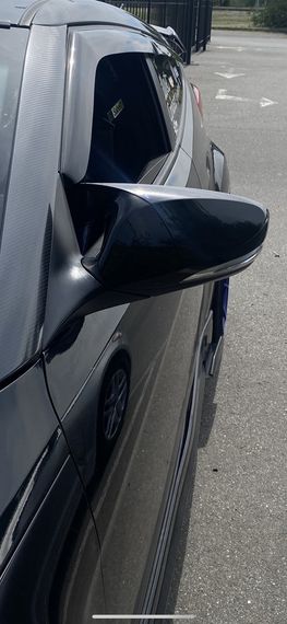 Накладки на дзеркала із вирізом під поворот BMW-style (2 шт) для Hyundai Veloster 2011-2017рр | Зображення 2