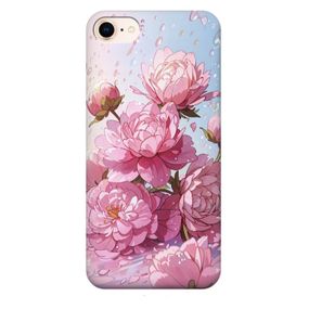 Чохол для iPhone 7 , iPhone 8 , iPhone SE 2 2020 , Iphone SE 3 2022 Чохол на замовлення Принт: Півонії