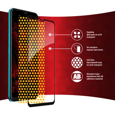 Стекло защитное Intaleo Full Glue Tecno Spark 8 (1283126533099) | Зображення 5