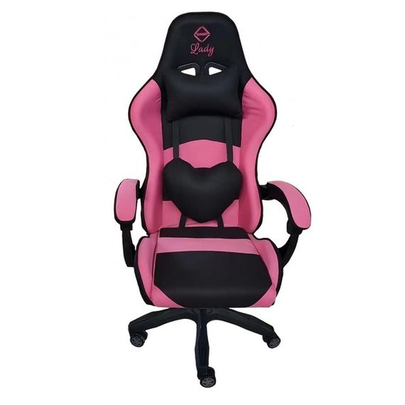 Крісло геймерське Bonro Lady 806 чорно-рожеве | Зображення 1