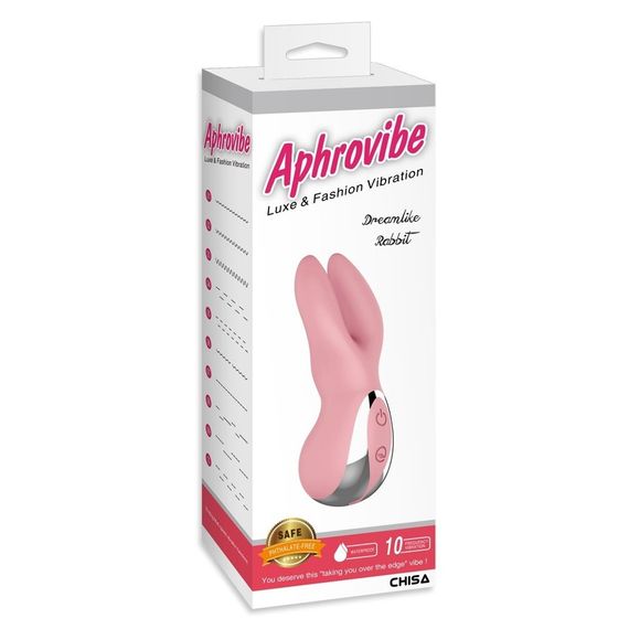 Вібратор для клітора у вигляді кролика Chisa Aphrovibe Dreamlike Rabbit, рожевий Sex Aura | Зображення 6