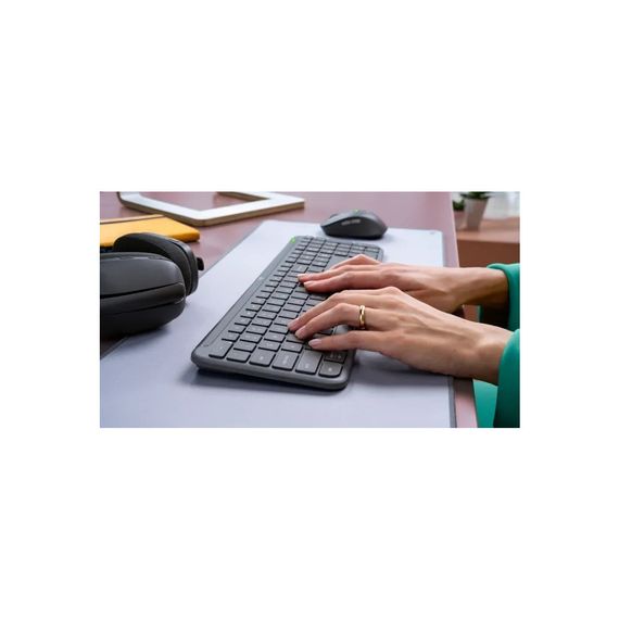 Комплект Logitech Signature Slim MK950 for Business Wireless/Bluetooth UA Graphite (920-012508) | Зображення 8