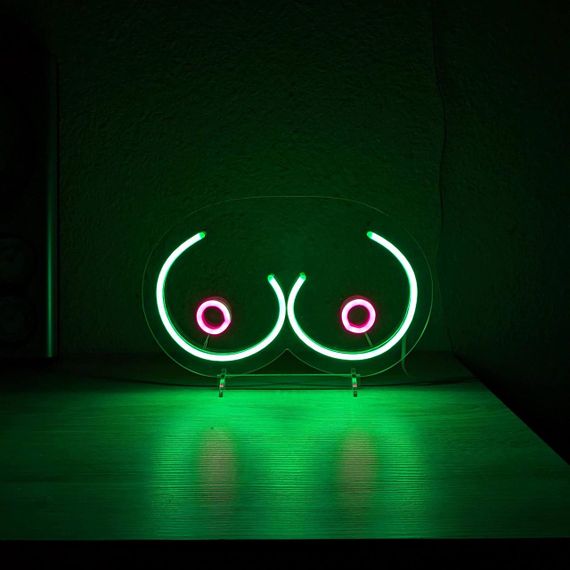 Неоновий світильник Груди 300х190 acr-n000043 | Зображення 3