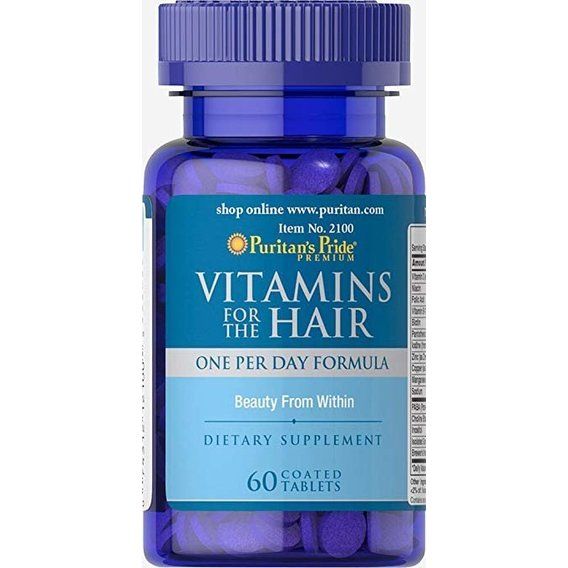 Комплекс для шкіри, волосся, нігтів Puritan's Pride VITAMINS for the HAIR 60 Tabs