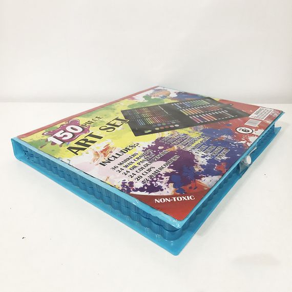 Художній набір валіза для творчості 208 предметів. Колір блакитний | Зображення 3