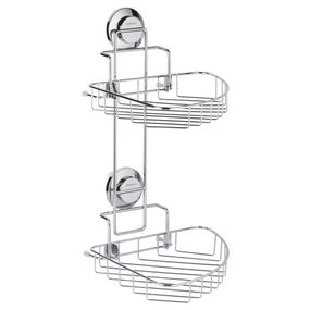 Кошик Aquatica на вакуумних присосках подвійний s38 212×252×373мм (9783832)