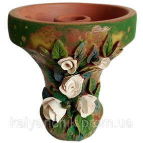 Чаша для кальяну 2x2 Еталон Botany Квітковий діамант