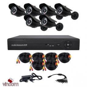 Комплект AHD видеонаблюдения CoVi Security AHD-6W KIT