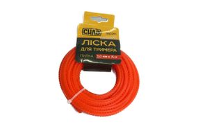 Волосінь для тримера 3,0 мм пила 15 м СИЛА 5502611