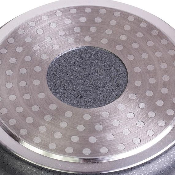 Каструля Kamille Landes Grey 4.5л з литими алюмінієвими ручками | Зображення 3