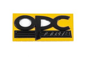 Емблема OPC Line 32мм на 85 мм (Чорний) для Тюнінг Opel