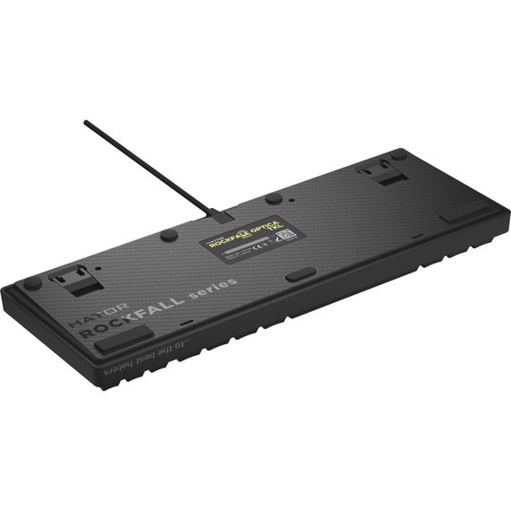 Клавіатура Hator Rockfall 2 Optica TKL Black USB Black (HTK-730) | Зображення 3