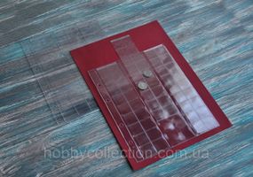Лист на монети 200*250мм (Optima) 9х6 - M54 на монети до 20 mm (25х25 мм)