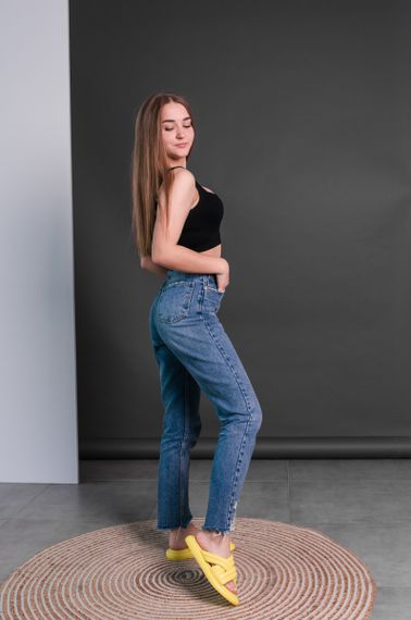 Шльопанці жіночі Fashion June 3608 39 розмір 25 см Жовтий | Зображення 7