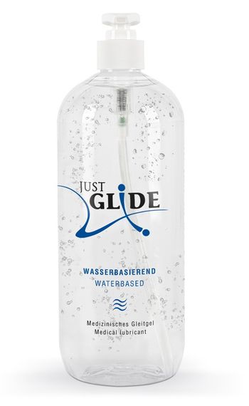 Лубрикант - Just Glide Waterbased, 1000 мл Sex Aura