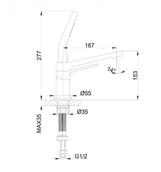 Смеситель для ванны Frap F1161 | Зображення 6
